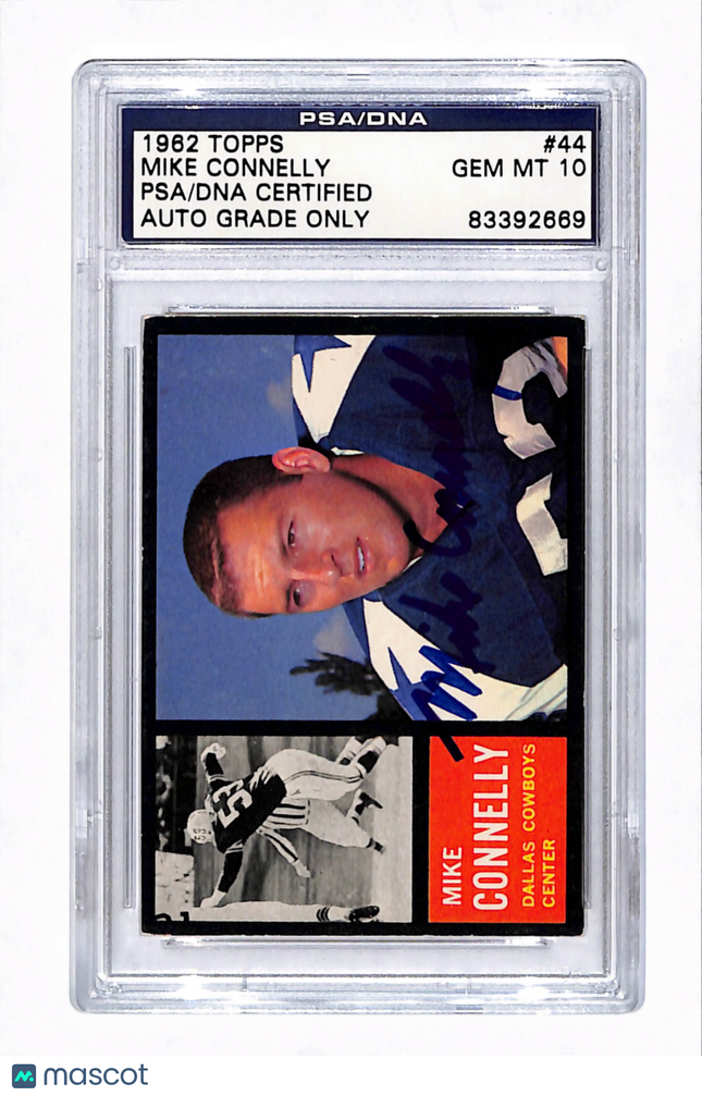 1962 Topps Mike Connelly #44 Auto Psa 10