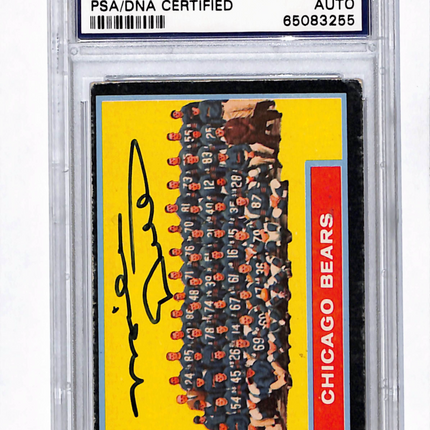 1962 Topps Mike Ditka #25 Auto Psa Authentic
