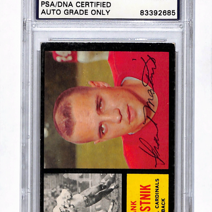 1962 Topps Frank Mestnik #143 Auto Psa 9