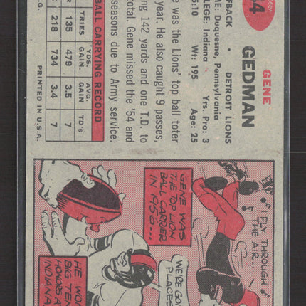 1957 Topps Gene Gedman #44
