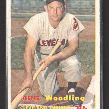 1957 Topps Gene Woodling #172