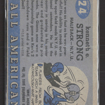 1955 Topps All American Ken Strong #24