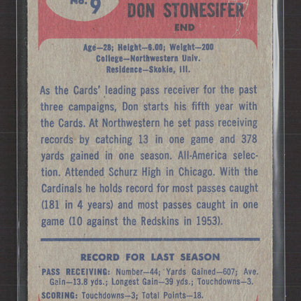 1955 Bowman Don Stonesifer #9
