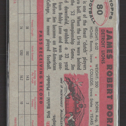 1956 Topps Jim Doran #80