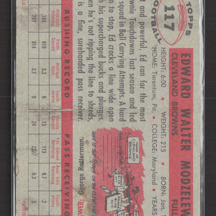 1956 Topps Ed Modzelewski #117