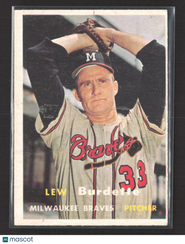 1957 Topps Lew Burdette #208
