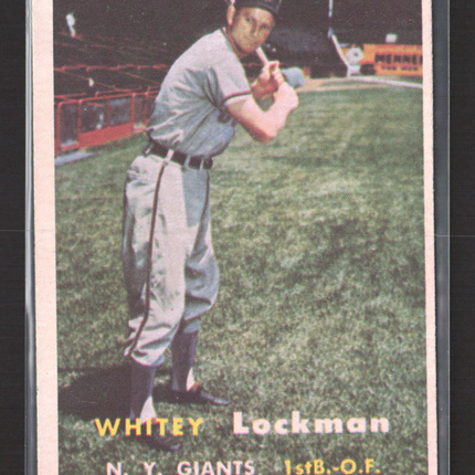 1957 Topps Whitey Lockman #232