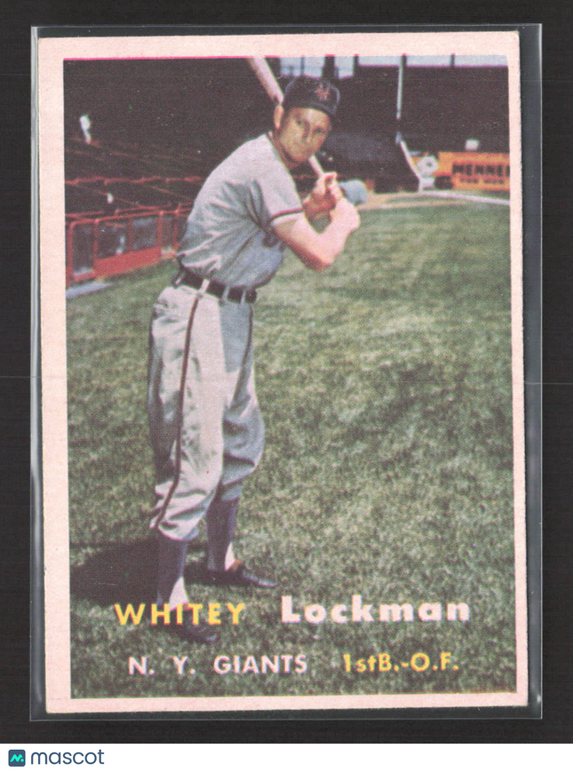 1957 Topps Whitey Lockman #232