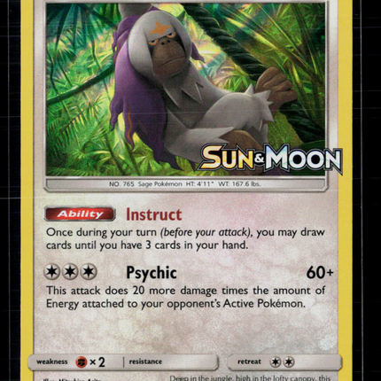 Pokemon 2017 Sun & Moon Oranguru #SM13