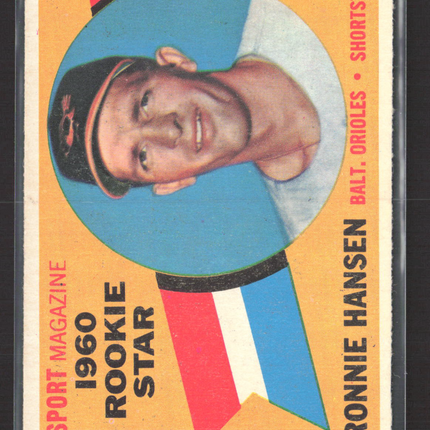1960 Topps Ronnie Hansen #127