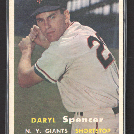 1957 Topps Daryl Spencer #49