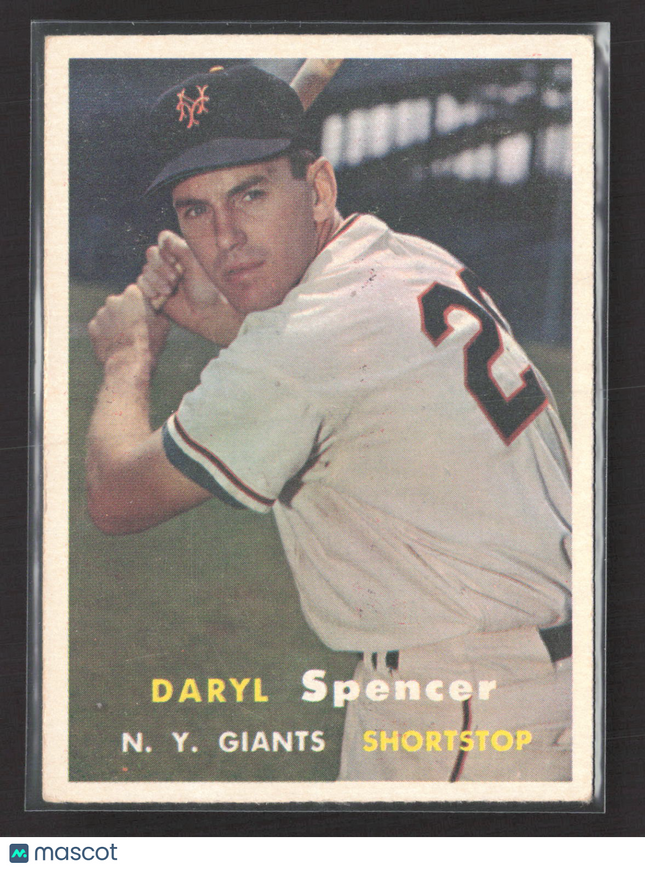 1957 Topps Daryl Spencer #49