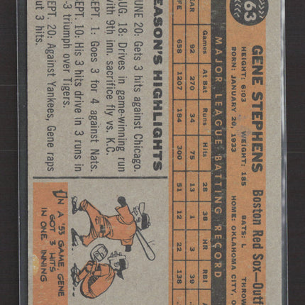 1960 Topps Gene Stephens #363