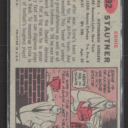 1957 Topps Ernie Stautner #92