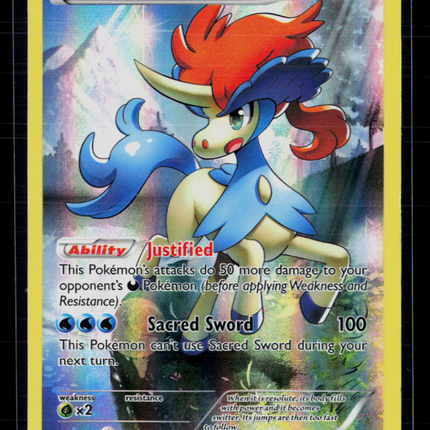Pokemon 2016 Generations Keldeo FA #XY118