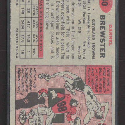 1957 Topps Pete Brewster Darrel Brewster #40