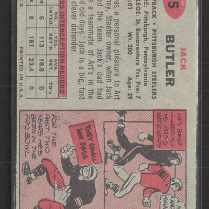 1957 Topps Jack Butler #15
