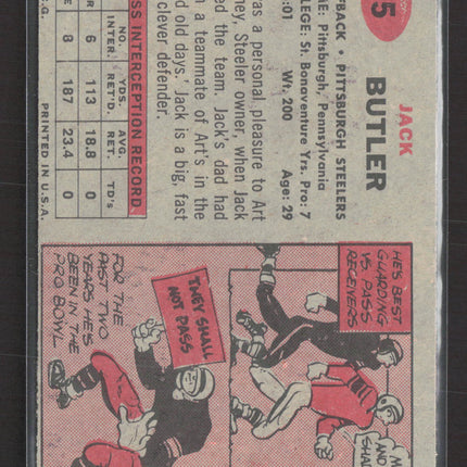 1957 Topps Jack Butler #15