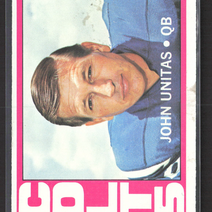 1972 Topps Johnny Unitas #165