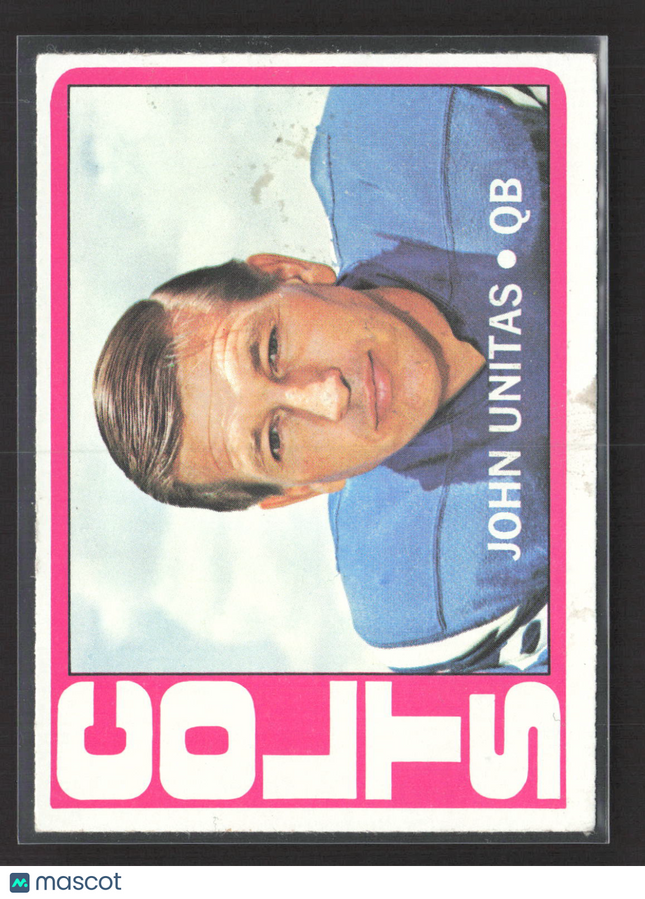 1972 Topps Johnny Unitas #165