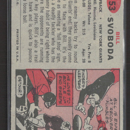 1957 Topps Bill Svoboda #153