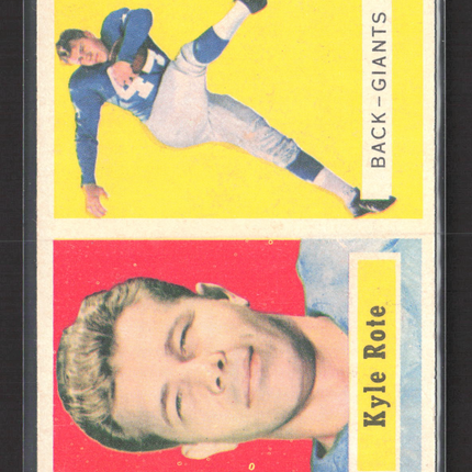 1957 Topps Kyle Rote #59