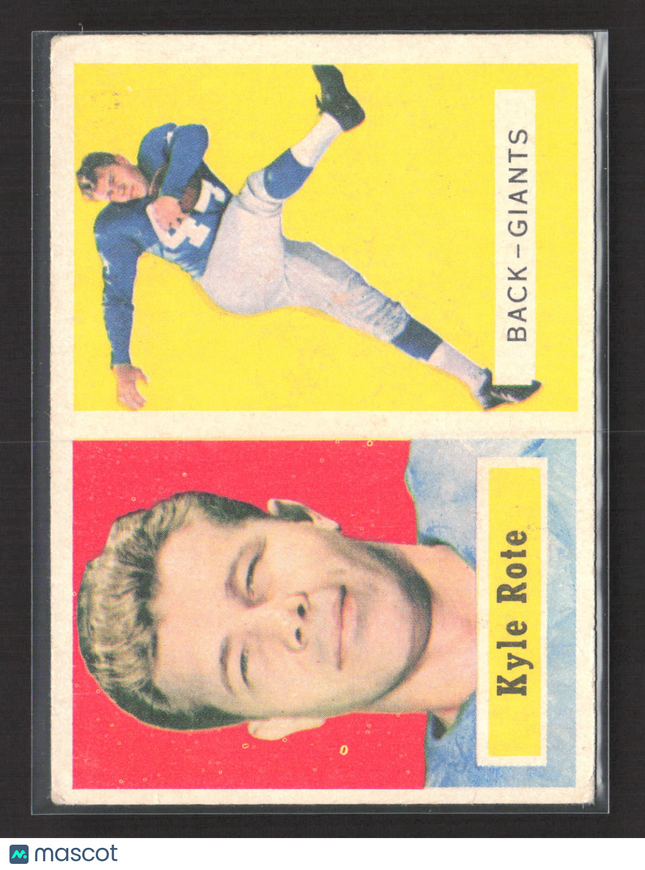 1957 Topps Kyle Rote #59