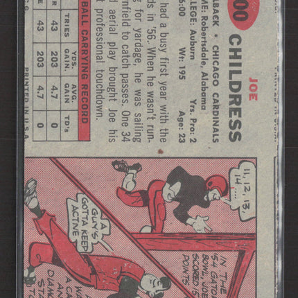 1957 Topps Joe Childress #100