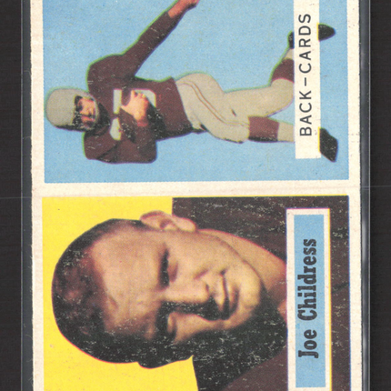 1957 Topps Joe Childress #100
