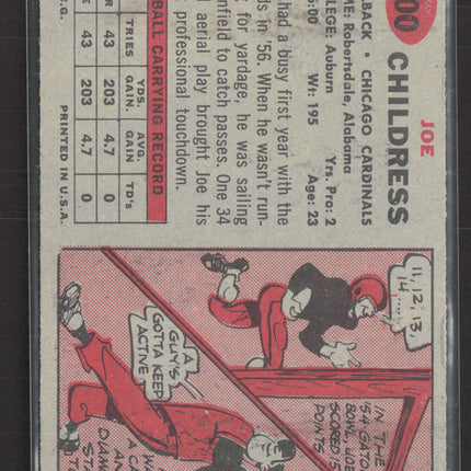 1957 Topps Joe Childress #100