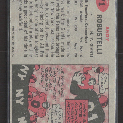 1957 Topps Andy Robustelli #71