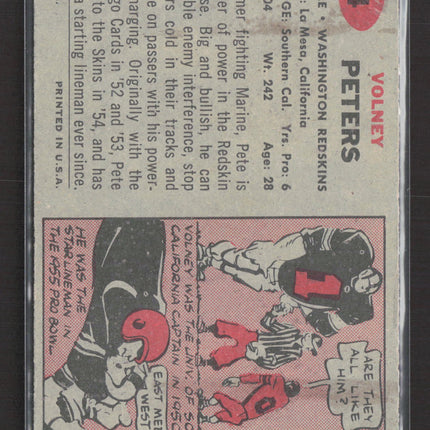 1957 Topps Volney Peters #84