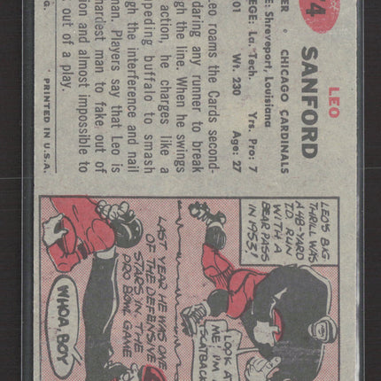 1957 Topps Leo Sanford #74