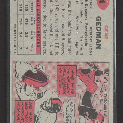 1957 Topps Gene Gedman #44