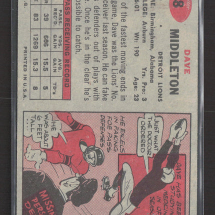 1957 Topps Dave Middleton #8
