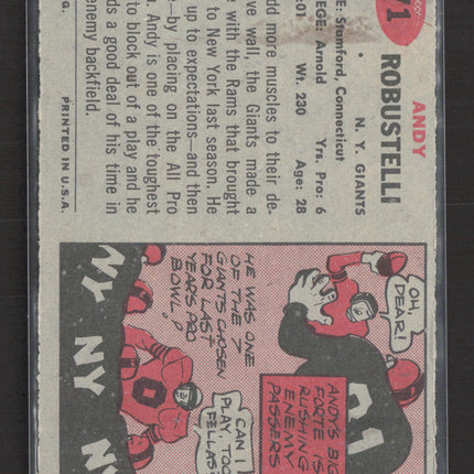 1957 Topps Andy Robustelli #71