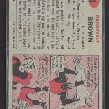 1957 Topps Roosevelt Brown #11