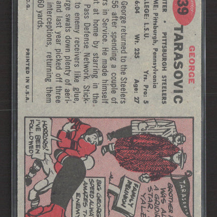 1957 Topps George Tarasovic #39