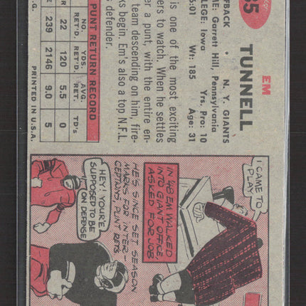 1957 Topps Emlen Tunnell #35