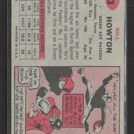 1957 Topps Bill Howton #33