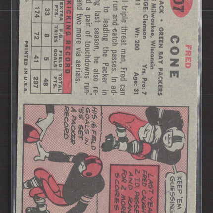 1957 Topps Fred Cone #107