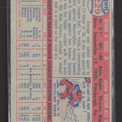 1957 Topps George Susce #229