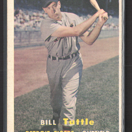 1957 Topps Bill Tuttle #72