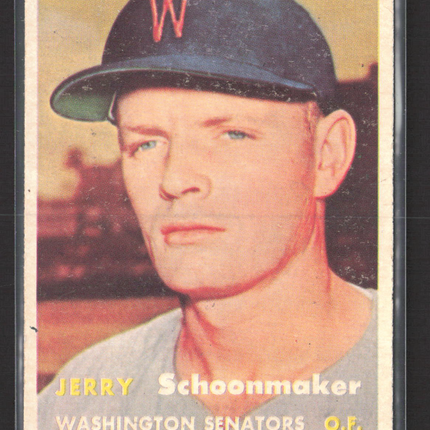 1957 Topps Jerry Schoonmaker #334
