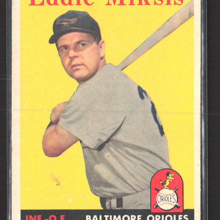 1958 Topps Eddie Miksis #121