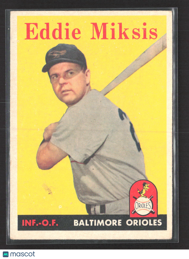 1958 Topps Eddie Miksis #121