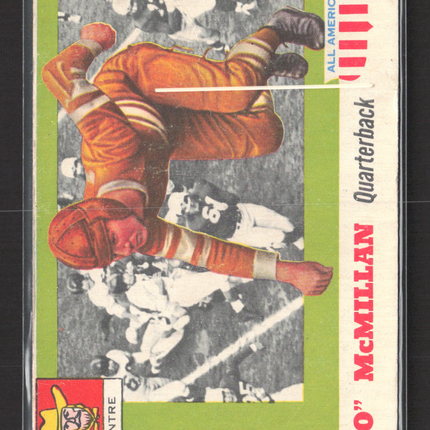 1955 Topps All-American Alvin "Bo" McMillan #47