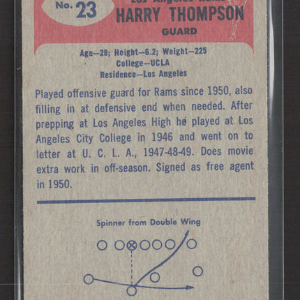 1955 Bowman Harry Thompson #23