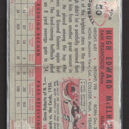 1956 Topps Hugh McElhenny #50