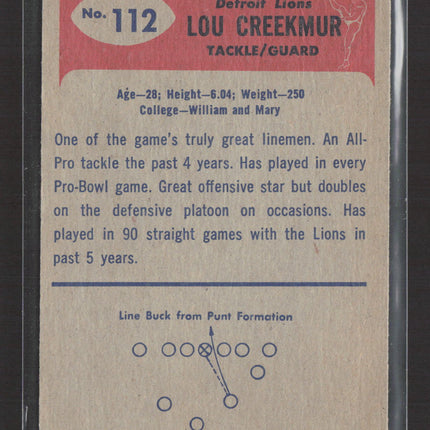 1955 Bowman Lou Creekmur #112